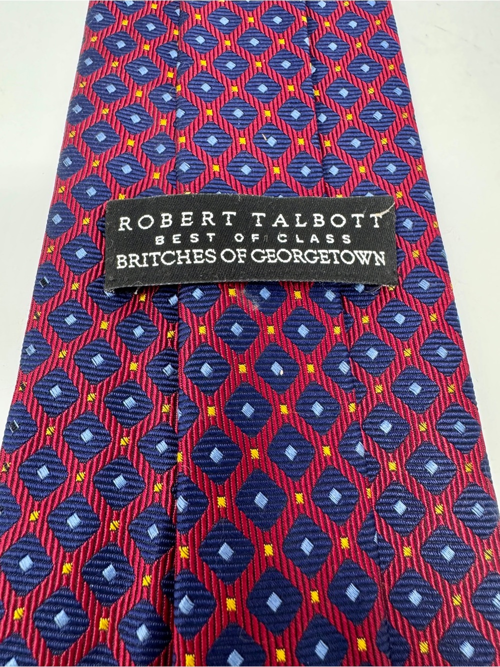 Robert Talbott Best of Class Vintage Geometric Tie 61” Long - Picture 2 of 3